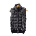 DUVETICA◆ダウンベスト/M/ナイロン/BLK/無地