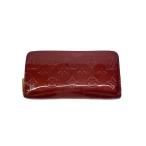 ショッピングヴェルニ LOUIS VUITTON◆ジッピー・ウォレット_モノグラム・ヴェルニ/エナメル/RED/レディース