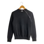 ショッピングdior Christian Dior◆ジップクルーネックニット/S/ウール/BLK/863M631Z904