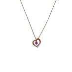 4*C* розовое золото / Heart верх / колье /SILVER/ цветной камень /GLD/ часть выцветание есть 