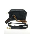 ショッピングchloe Chloe◆ショルダーバッグ/レザー/BLK/無地/S122-311