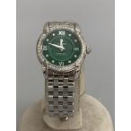 CONCORD◆クォーツ腕時計/アナログ/ステンレス/GRN/SLV/14.E1.262.S/impresario//