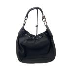 GUCCI◆ショルダーバッグ_GGキャンバス/キャンバス/BLK