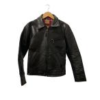 ショッピングレザージャケット Y’2 LEATHER◆レザージャケット・ブルゾン/36/馬革/BLK/celluloid/キズ