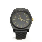 ショッピングnixon NIXON◆クォーツ腕時計/アナログ/--/GLD/BLK/the time teller