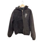 STUSSY◆ジャケット/XL/コットン/BLK/115649/CANVAS INSULATED WORK JACKET/色褪/