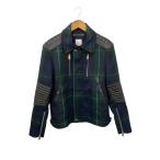 ショッピングチェックアップ Paul Smith◆ジップアップジャケット/M/ウール/GRN/チェック/PF-KS-32373/MK.283108//