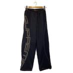 Supreme◆25SS/Spellout Embroidered Track Pant/ボトム/S/ナイロン/BLK