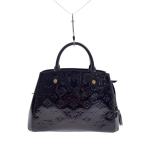 ショッピングヴェルニ LOUIS VUITTON◆モンテーニュMM_モノグラム・ヴェルニ/--/BRD