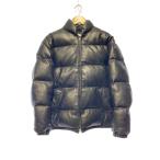 ショッピングschott Schott◆ダウンジャケット/36/レザー/BLK/無地