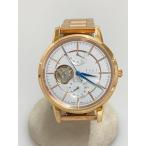 knot/自動巻腕時計/アナログ/--/WHT/GLD//