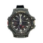 ショッピングG-SHOCK CASIO◆ソーラー腕時計・G-SHOCK/アナログ/ラバー/BLK/BLK/SS