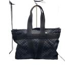 BOTTEGA VENETA◆マキシイントレチャート/ニューラバートートバッグ/レザー/BLK//