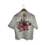 MARNI◆FUNKY FLOWERS AND SWEET TIGER/半袖シャツ/46/コットン/WHT//