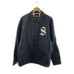 STUSSY◆ナイロンジャケット/XL/ナイロン/BLK