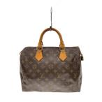 ショッピングVUITTON LOUIS VUITTON◆1)スピーディ30_モノグラム・キャンバス/PVC/BRW