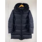 ショッピングPRADA PRADA◆ロングダウンジャケット/40/--/NVY/29p117
