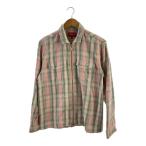 ショッピングsupreme Supreme◆17SS/Plaid Flannel Zip Up Shirt/S/コットン/マルチカラー/総柄