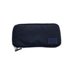 ショッピング長財布 sacai◆長財布/ナイロン/BLK/無地/メンズ/内側オレンジ