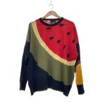 LOEWE◆スイカモチーフニット・セーター(薄手)/M/リネン/マルチカラー/1722370