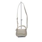 ショッピングzara ZARA◆ショルダーバッグ/フェイクレザー/WHT/無地