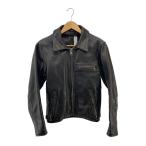 Schott◆シングルライダースジャケット/--/レザー