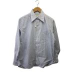 ショッピングINDIVIDUALIZED individualized shirts◆シャツ/M/コットン/BLU/ストライプ