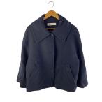 ショッピングzara ZARA◆ショートウールブレンドコート/M/ウール/NVY/9313/726