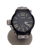 U-BOAT◆Classico U-5365/自動巻腕時計/アナログ/ラバー/ブラック/5365