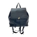 ショッピングis03 agnes b VOYAGE◆レザーリュック/牛革/ブラック/IS12A-03/内側に汚れ有/金具スレ有