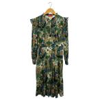 ショッピングVivienne VIVIENNE TAM◆長袖ワンピース/40/ナイロン/グリーン/総柄/14276940