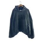 YEEZY GAP ENGINEERED BY BALENCIAGA◆パーカー/S/コットン/ブラック/プリント/DOVE HOODIE WASHED BLACK//
