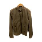 DOLCE&GABBANA◆シングルライダースジャケット/46/レザー/CML/無地/G9366L