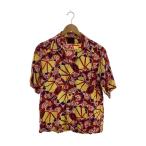 ショッピングEVISU EVISU◆アロハシャツ/オープンカラー/和柄/38/レーヨン/イエロー//