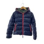 DUVETICA◆Thia/フルジップ/フーデットダウンジャケット/38/ナイロン/ネイビー/D.910.01-1035R//