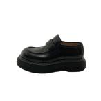 BOTTEGA VENETA◆SWELL LOAFER/厚底/ローファー/41/ブラック/レザー/679497//
