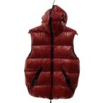 ショッピングduvetica DUVETICA◆ARISTEO DOWN VEST/48/ナイロン/レッド/無地/U.2260.00/1035.R