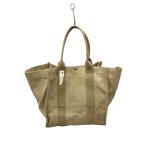 FRANCOIS RENIER/トートバッグ/キャンバス/BEG/無地//