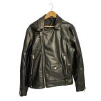ショッピングzara ZARA◆ダブルライダースジャケット/M/フェイクレザー/BLK/無地/5320/420/800