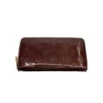 LOUIS VUITTON◆ジッピー・ウォレット_モノグラム・ヴェルニ/エナメル/BRD/総柄/レディース