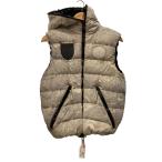 DUVETICA◆ダウンベスト/7/ポリエステル/WHT/総柄