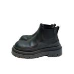 ショッピングbottega BOTTEGA VENETA◆サイドゴアブーツ/37/BLK/レザー