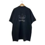 ショッピングadidas tシャツ BALENCIAGA◆23SS/×adidas/Tシャツ/4/コットン/BLK/723976//