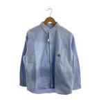 ショッピングsupreme Supreme◆24SS/Loose Fit Flannel Oxford Shirt/長袖シャツ/M/コットン/BLU