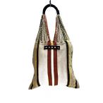 MARNI◆ハンモックバッグ/トートバッグ/--/BEG/ストライプ//