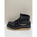 ショッピングred RED WING◆レースアップブーツ/US7/ブラック/8179
