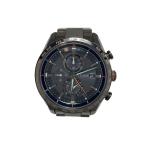 CITIZEN◆ATTESA/クォーツ腕時計/アナログ/ステンレス/BLK/BLK/H800-T025871