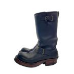 ZERROW’S◆エンジニアブーツ/--/BLK/レザー