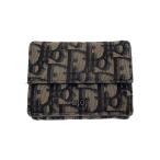 Christian Dior◆3つ折り財布/ベージュ/総柄/レディース/24-BO-1109