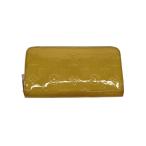 ショッピングヴェルニ LOUIS VUITTON◆ジッピー・ウォレット_モノグラム・ヴェルニ/エナメル/クリーム/総柄/レディース